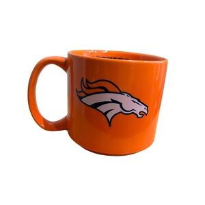 Vibrant Denver Broncos Orange Coffee Mug with Iconic Logo
